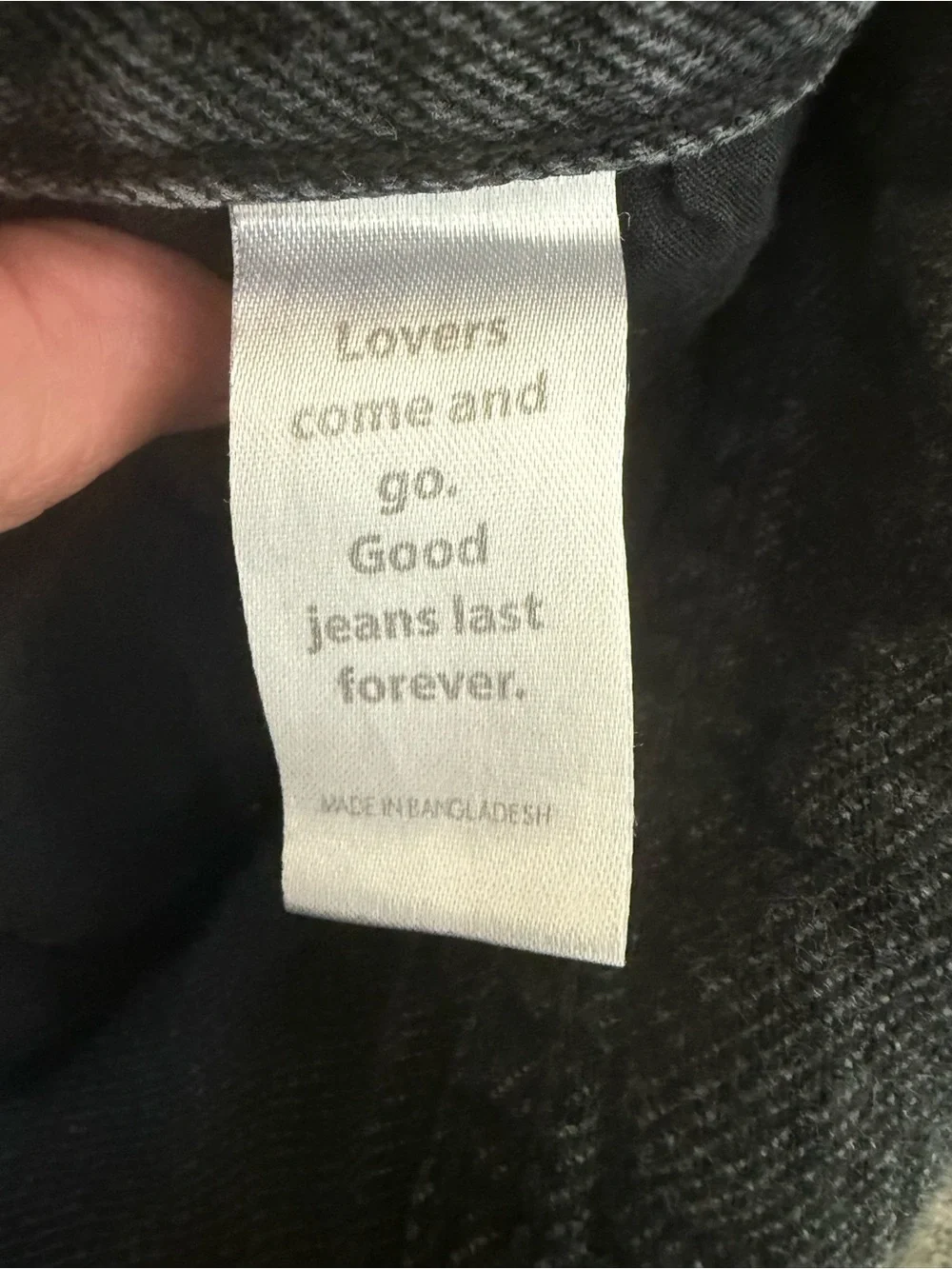 Lane Bryant Black Washed Wide Leg Jeans - Picture 5 of 6
